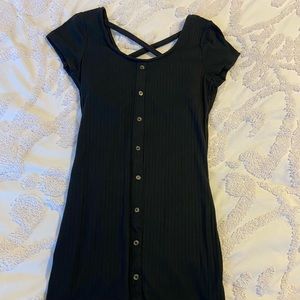 Black Body Con Dress.